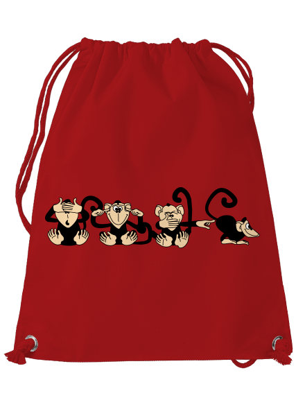 Majmok hátizsák Red Mal