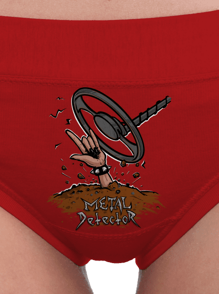 Metal detector női bugyik Red Mal