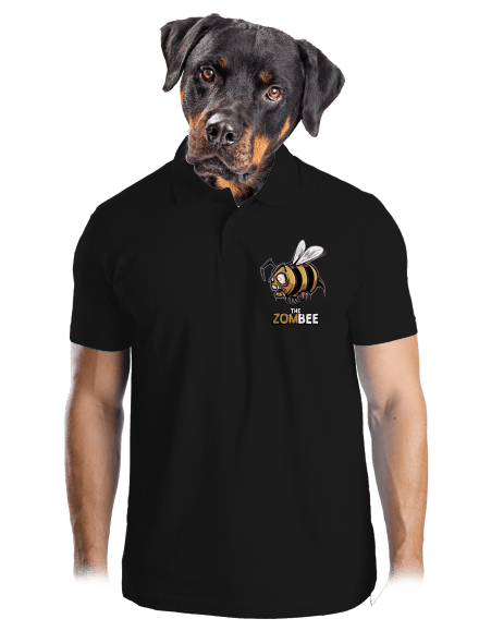 ZomBee - sárga férfi pólóingek Black