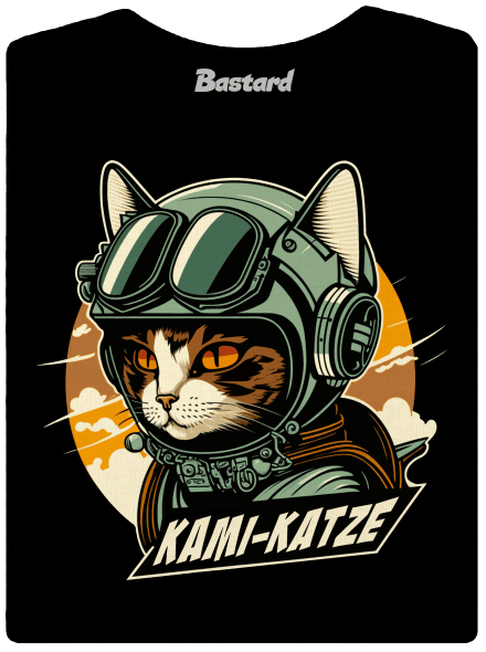 Kami-Katze női póló Black