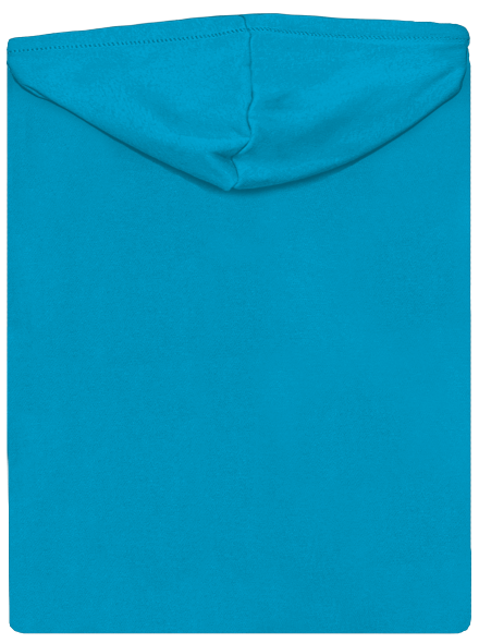 Nyomtatás nélkül cipzáras női pulóver Blue Atol