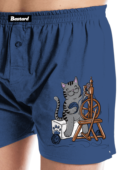 Dorombol a macska férfi alsó nadrág  Blue