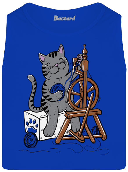Dorombol a macska férfi trikó  Royal Blue