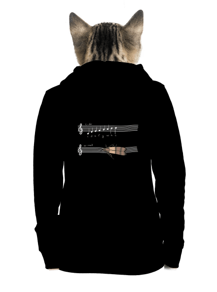 A - moll cipzáras női pulóver Black
