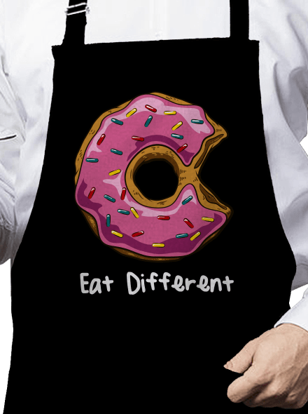 Eat different kötény  Black