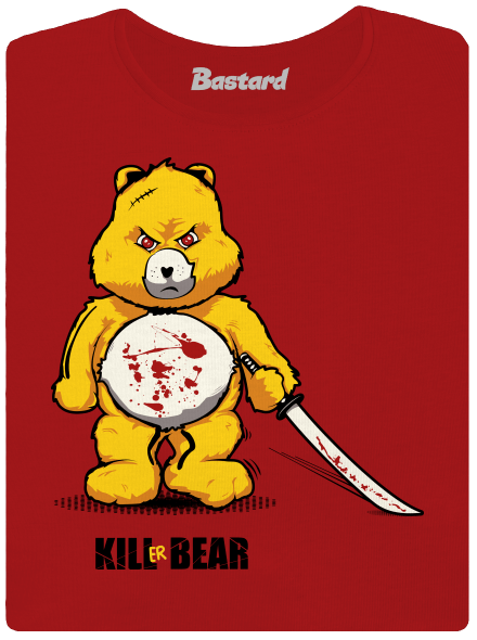 Killer bear prémium női póló  Red Mal