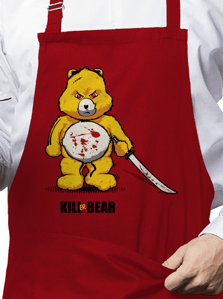 Killer bear kötény  Red