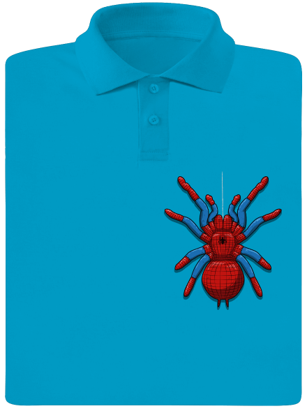Spider férfi pólóingek  Blue Atol