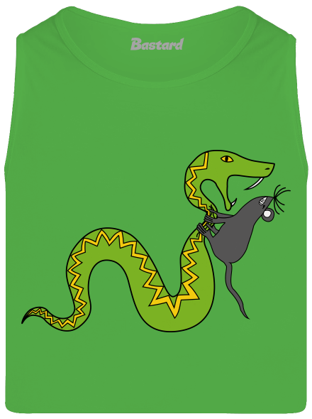 A kígyó és az egér férfi trikó  Lime