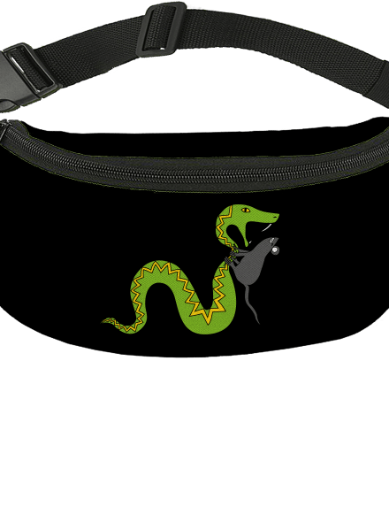 A kígyó és az egér övtáska  Black