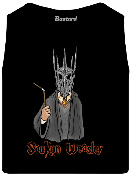 SauRon Weasley férfi trikó  Black