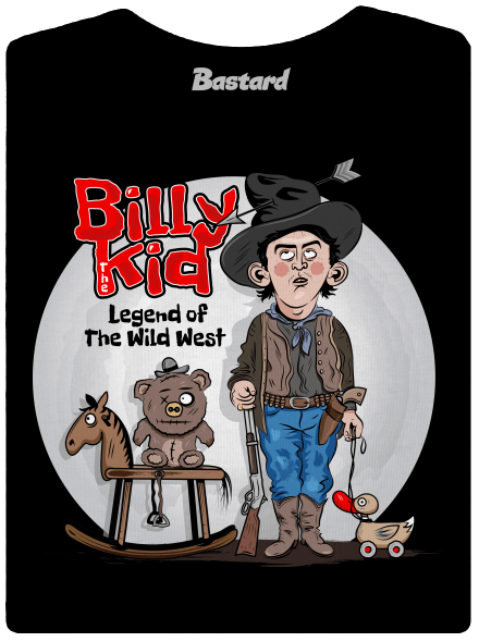 Billy The Kid prémium női póló  Black