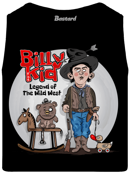Billy The Kid férfi trikó  Black