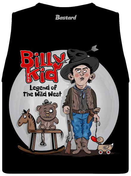 Billy The Kid női bővített trikó  Black