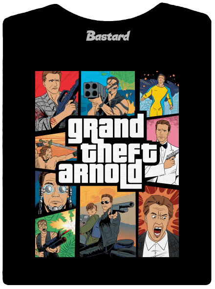 Grand Theft Arnold női póló Black