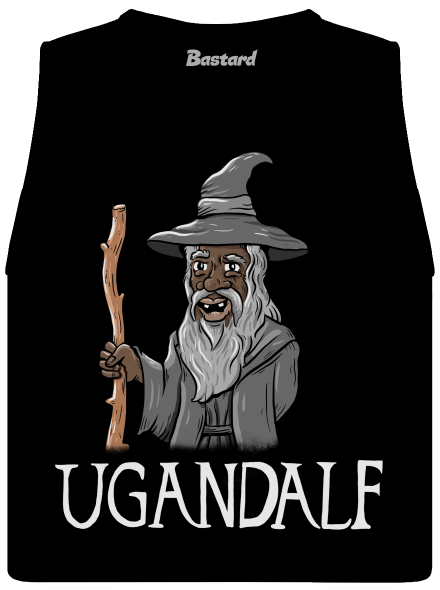 Ugandalf női bővített trikó  Black