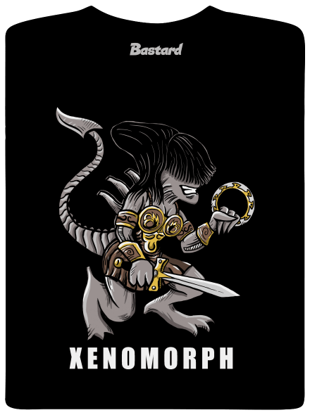 Xenomorph férfi hosszú ujjú póló  Black