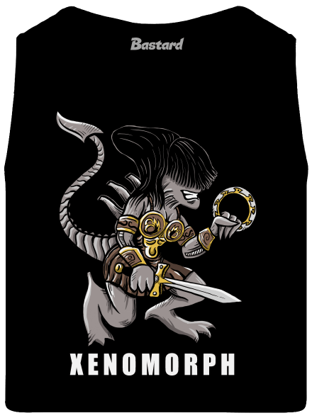 Xenomorph férfi trikó  Black