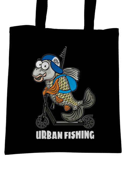Urban fishing táska  Black