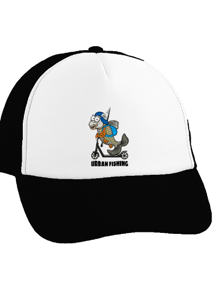Urban fishing sültös sapka  Black cap