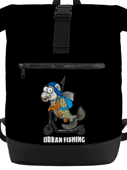 Urban fishing hátizsák  Black