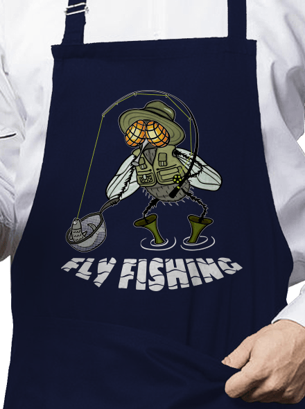 Fly fishing kötény  Navy
