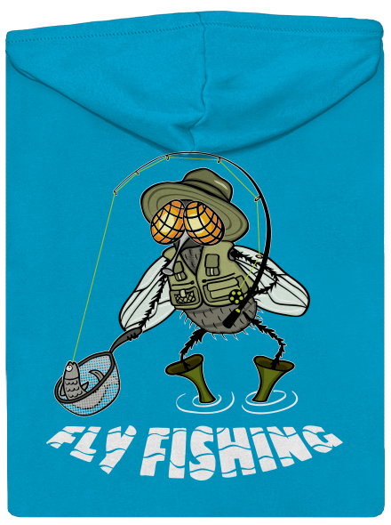 Fly fishing cipzáras női pulóver  Blue Atol