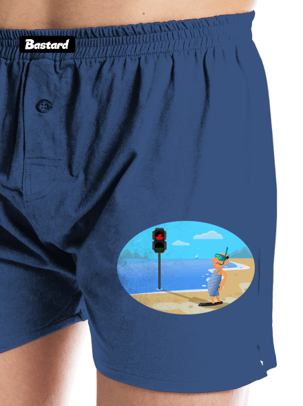 Biztonságos úszás férfi alsó nadrág  Blue