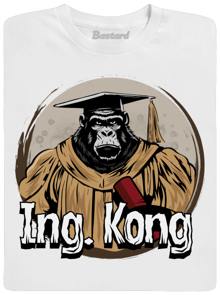Ing. Kong férfi póló  White