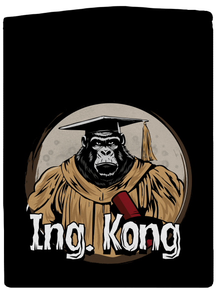 Ing. Kong cipzáras férfi pulóver  Black