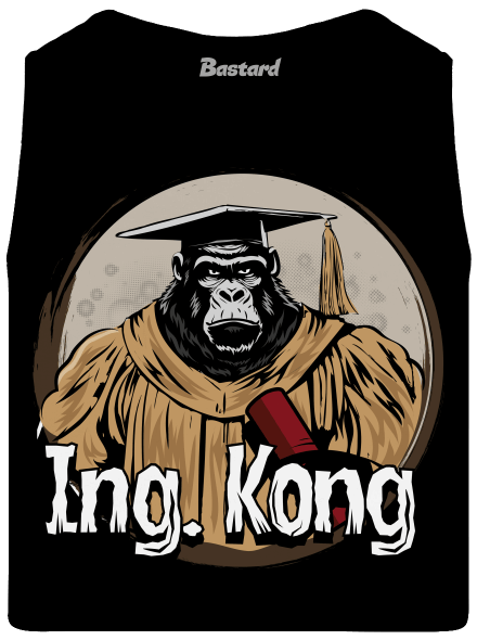 Ing. Kong férfi trikó  Black