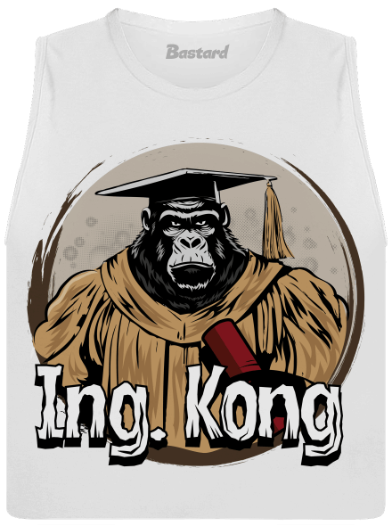 Ing. Kong női bővített trikó  White