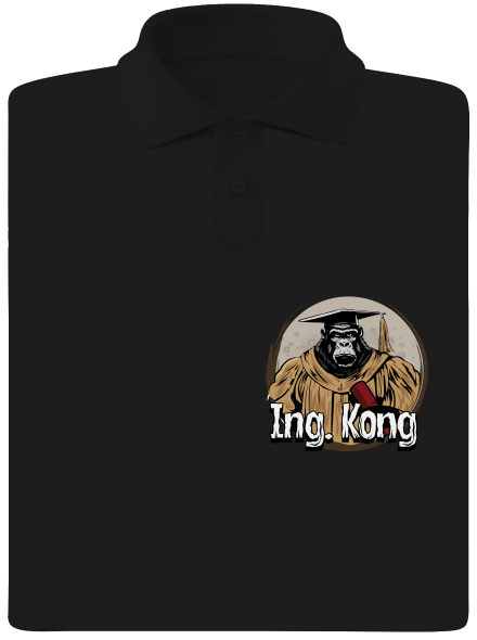 Ing. Kong férfi pólóingek  Black