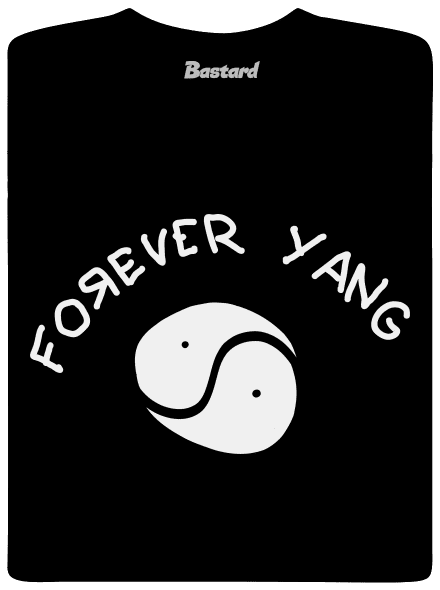 Forever Yang férfi póló  Black