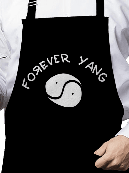 Forever Yang kötény  Black