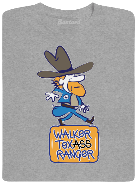 Walker Texass Ranger férfi póló  Sport Grey