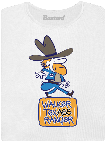 Walker Texass Ranger prémium női póló  White