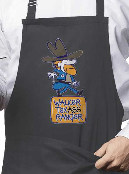 Walker Texass Ranger kötény  Gray