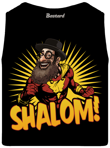 Shalom! férfi trikó  Black
