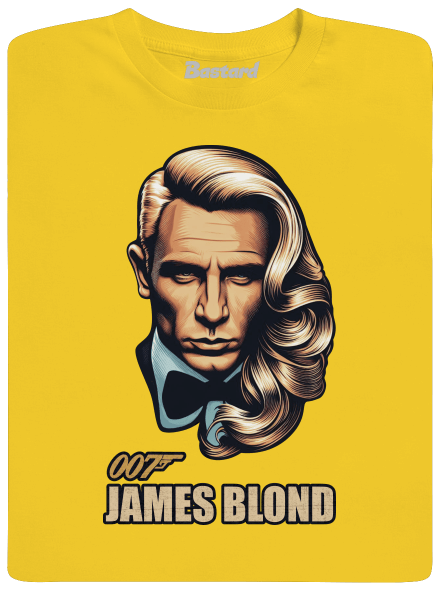 James Blond férfi póló  Gold