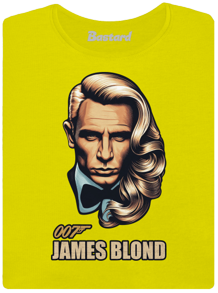 James Blond prémium női póló  Lemon