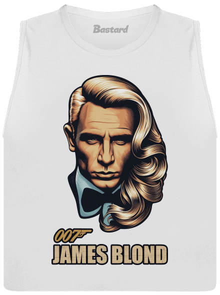 James Blond női bővített trikó  White
