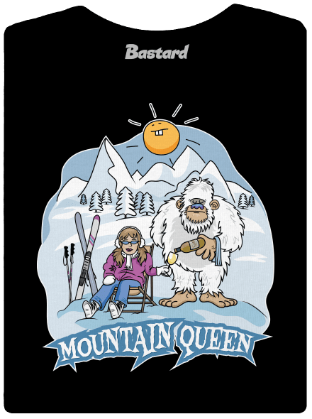 Mountain Queen női póló Black