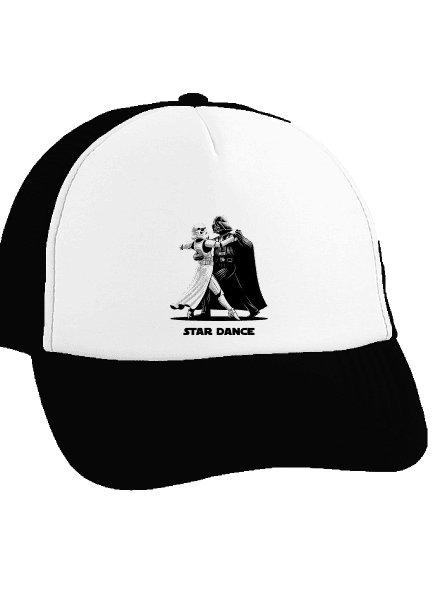 Star dance sültös sapka Black cap