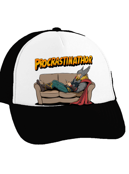 Procrastinathor sültös sapka  Black cap