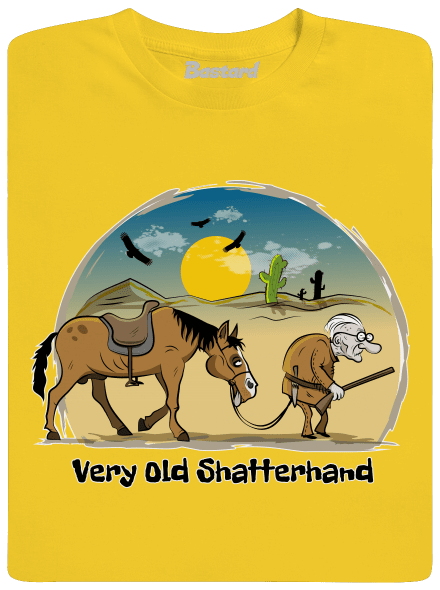 Very Old Shatterhand férfi póló  Gold