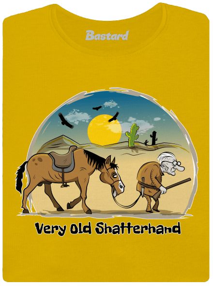 Very Old Shatterhand női póló  Yellow
