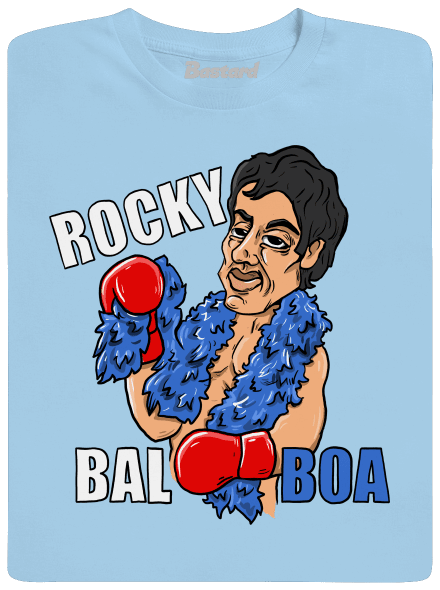 Rocky Bal boa férfi póló  Sky Blue
