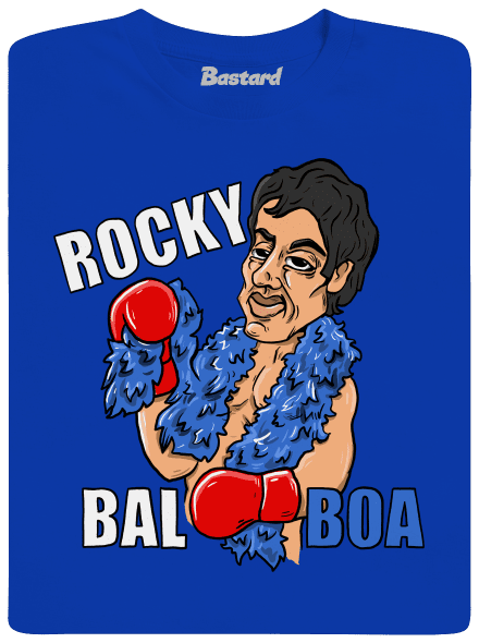 Rocky Bal boa férfi hosszú ujjú póló  Royal Blue