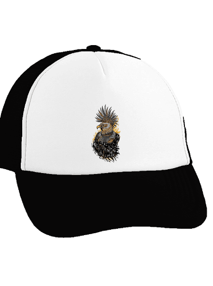 Punk eagle sültös sapka  Black cap